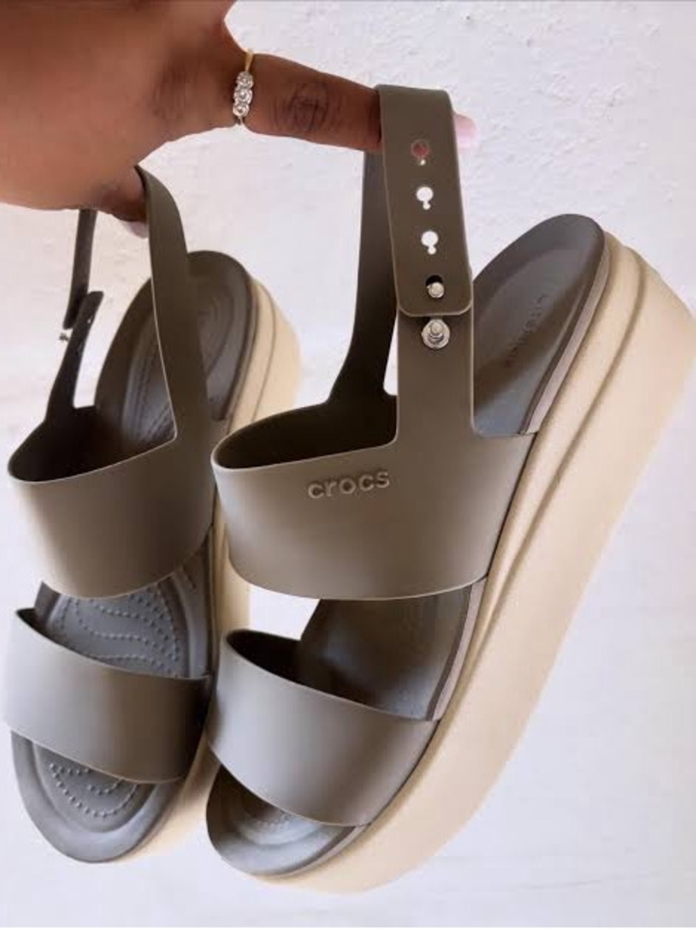 crocs platforms